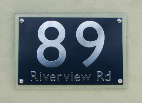 Polished Glass Address Plaque - Image 8