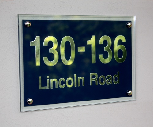 Polished Glass Address Plaque - Image 2