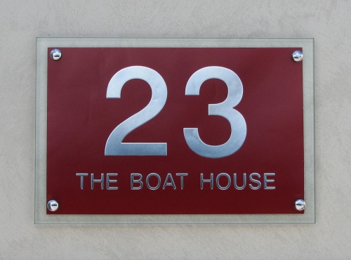 Polished Glass Address Plaque - Image 4