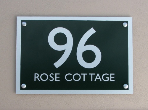 Aluminium Address Plaques - Image 2