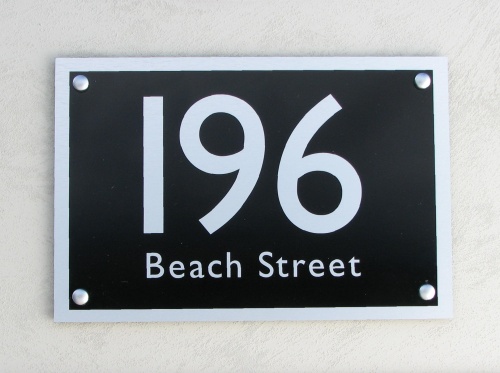 Aluminium Address Plaques - Image 4