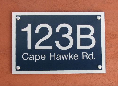 Aluminium Address Plaques - Image 5