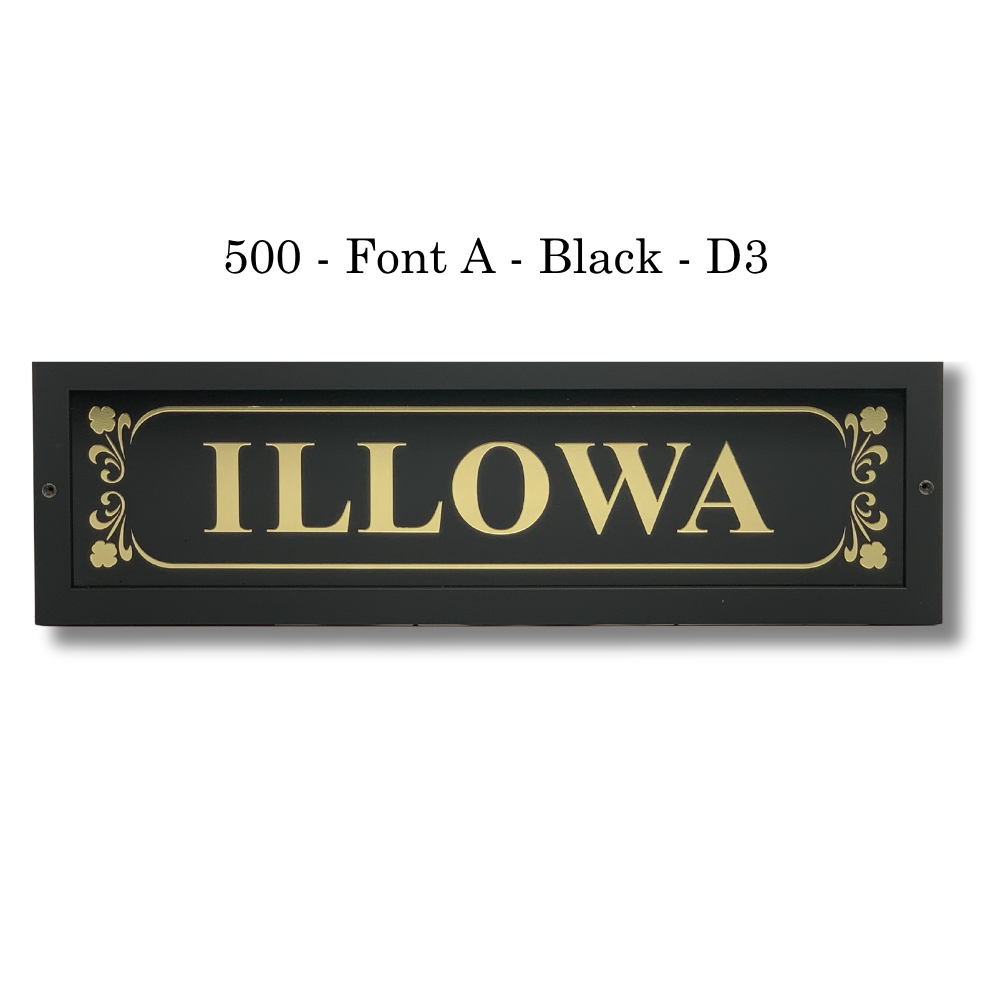 Black Timber House Signs - Image 4