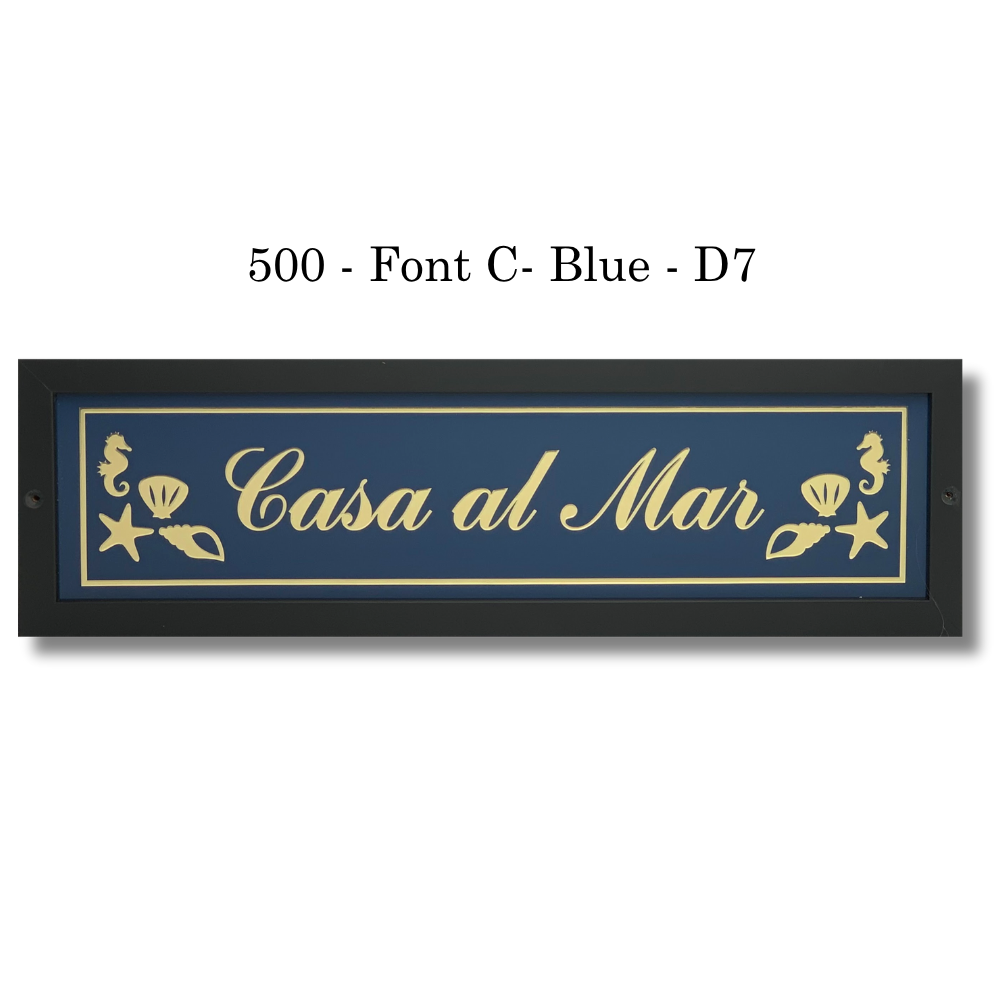 Black Timber House Signs - Image 8