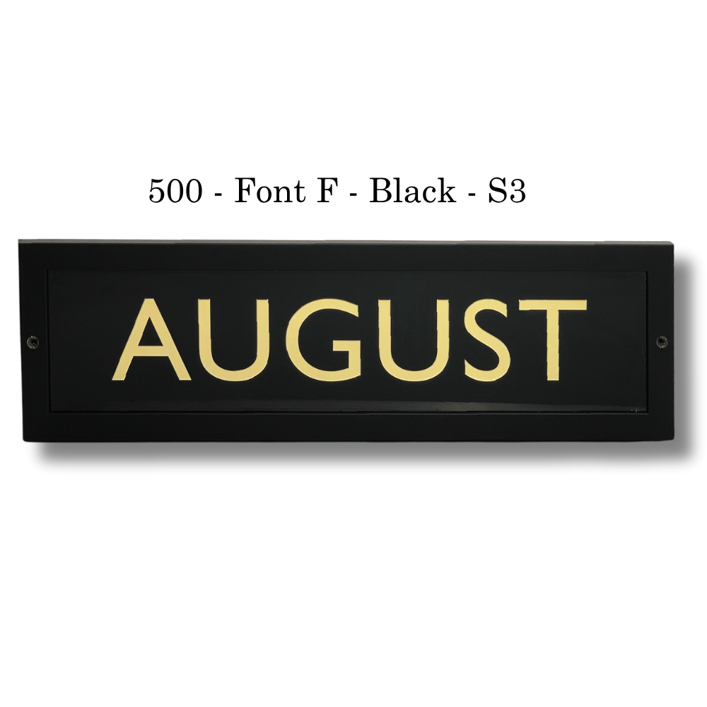 Black Timber House Signs - Image 11