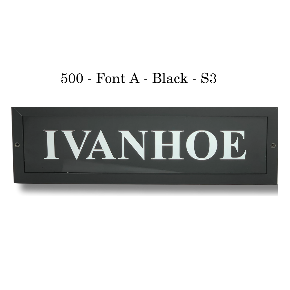 Black Timber House Signs - Image 12