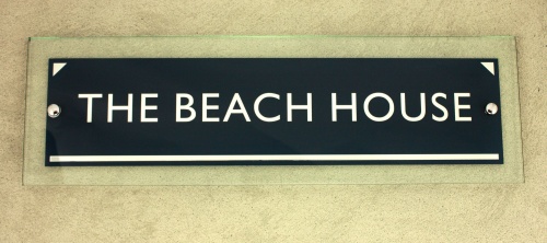 Polished Glass House Signs - Image 10