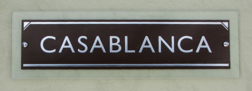 Polished Glass House Signs - Image 4