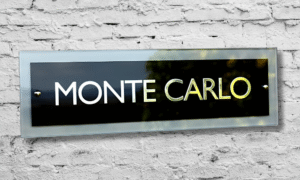 Polished Glass House Signs