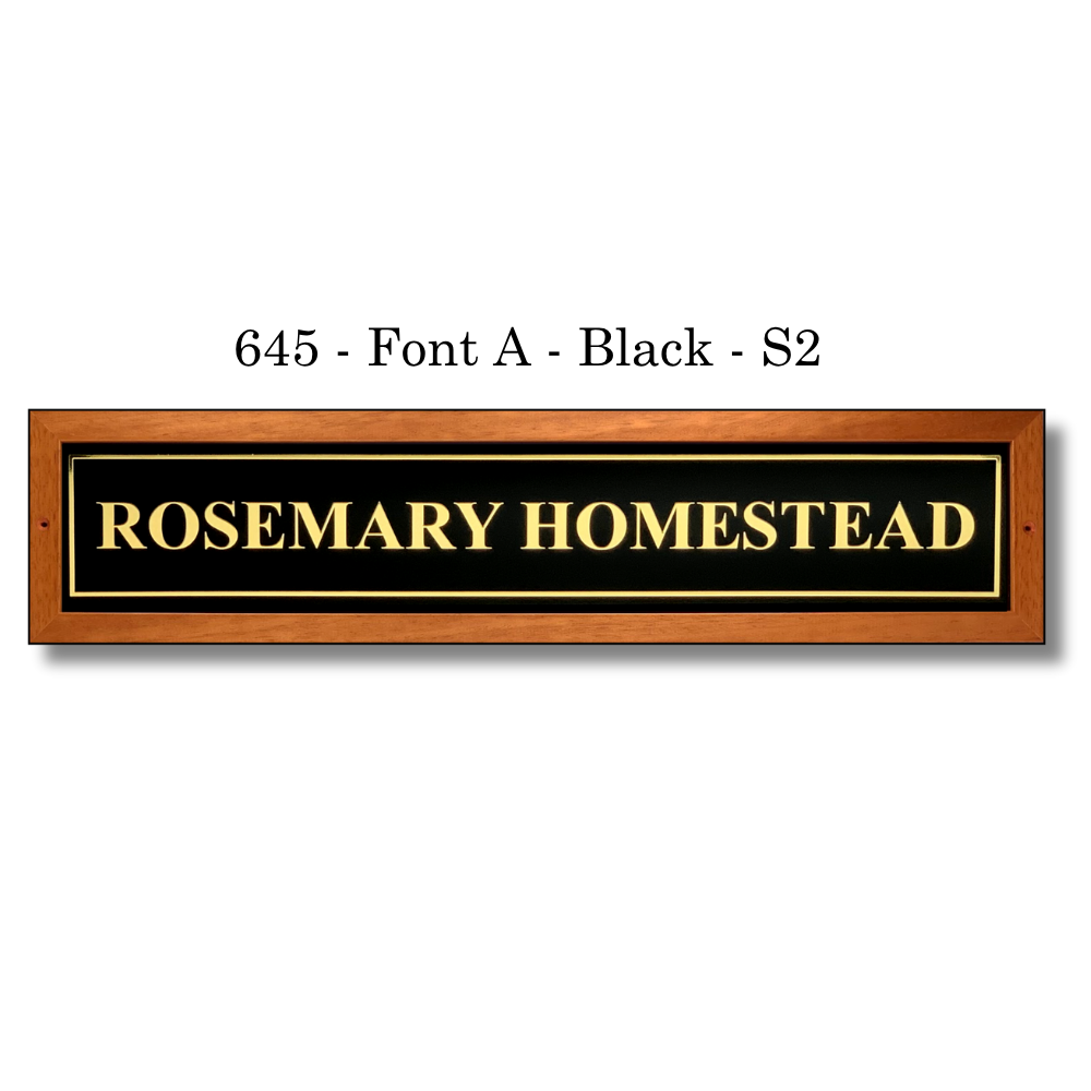 Timber Frame House Signs - Image 3