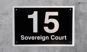 Aluminium Address Plaques